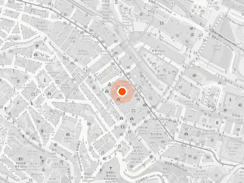Map of ATP Personal Training at Li Dong Building, 9 Li Yuen Street East, Central