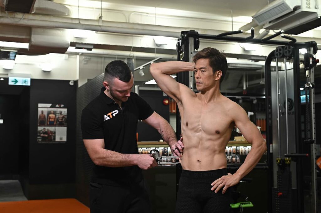 Byron Mann losing weight and gaining muscle at ATP Personal Training