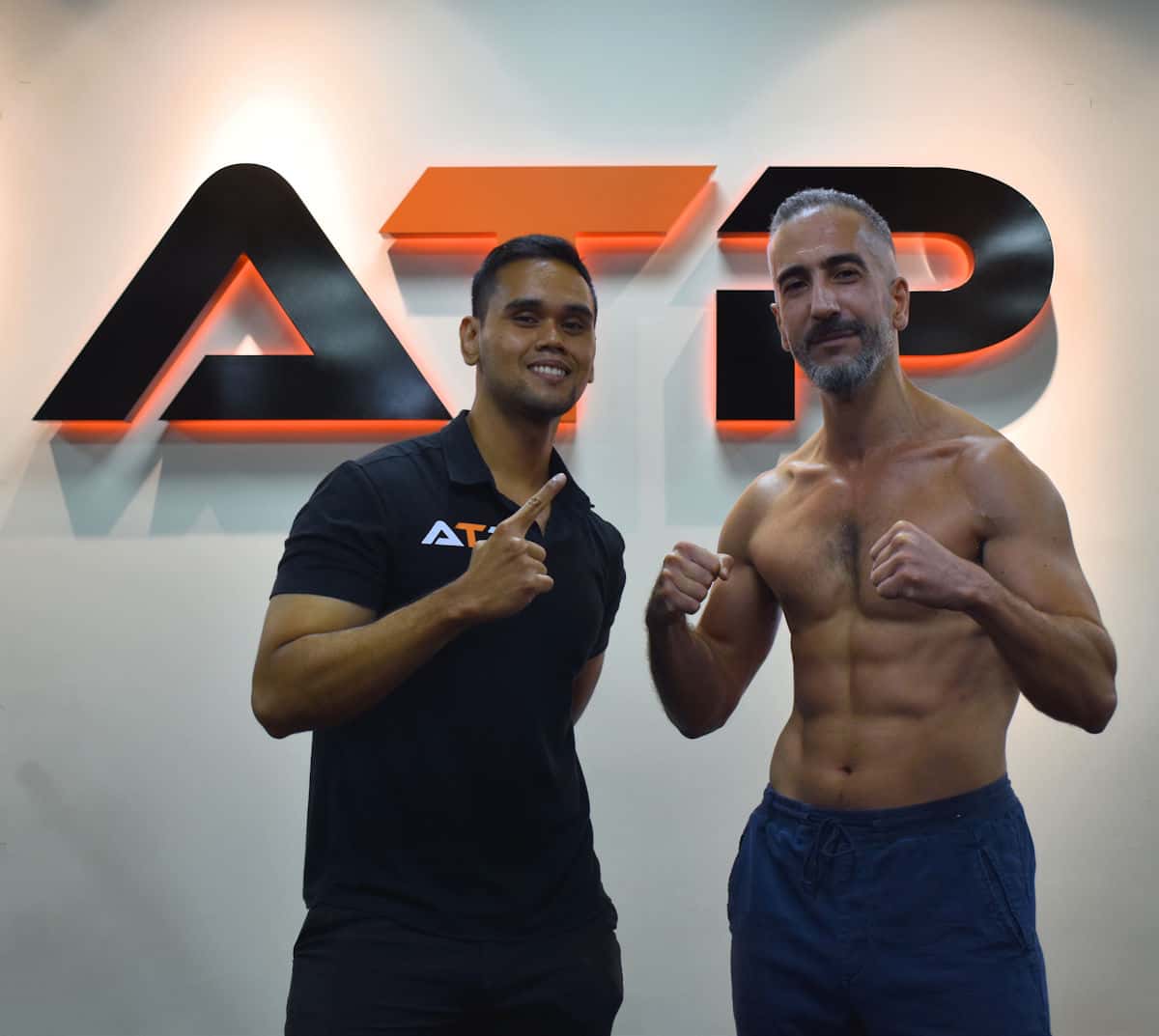Farid in shape after training at ATP Personal Training