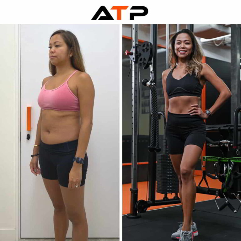 Pamela transformation with ATP Personal Training