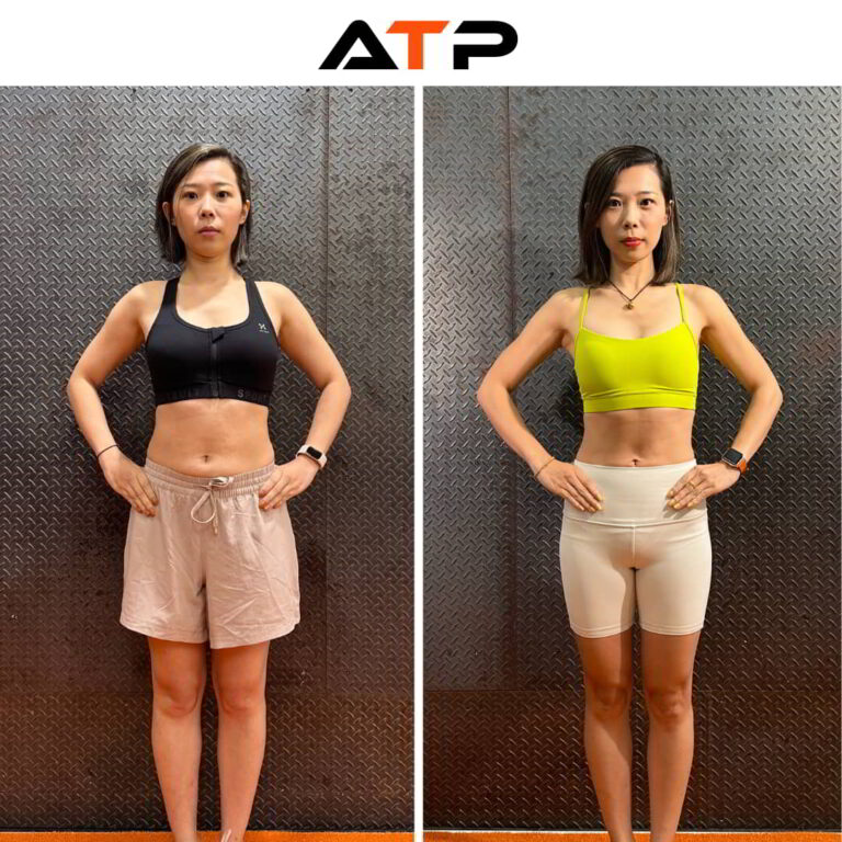 Rachel transformation with ATP Personal Training