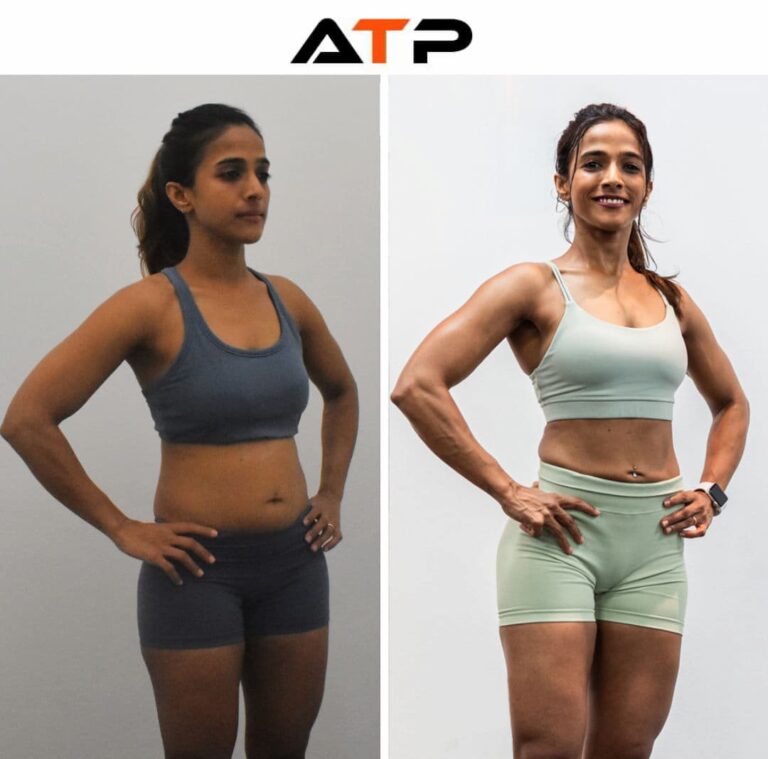 Ketki transformation with ATP Personal Training