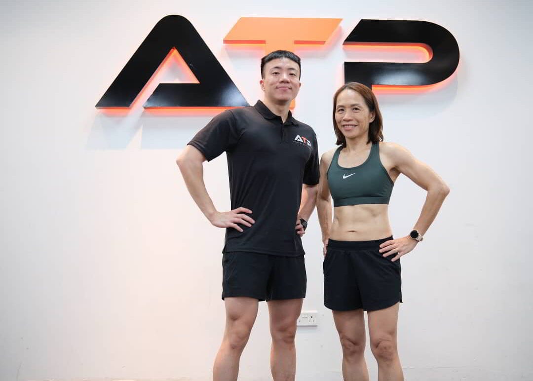 ATP Personal Training coach and client in the gym