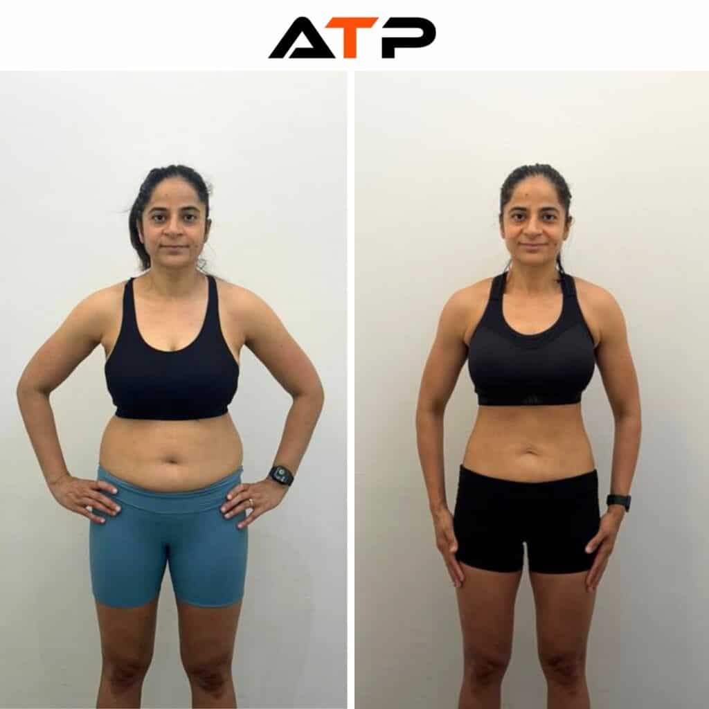 Deep before and after, ATP Personal Training Singapore