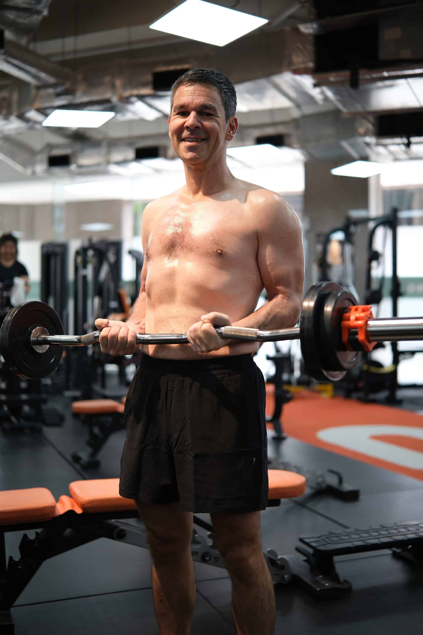 Akos at his ATP Personal Training photoshoot in Hong Kong