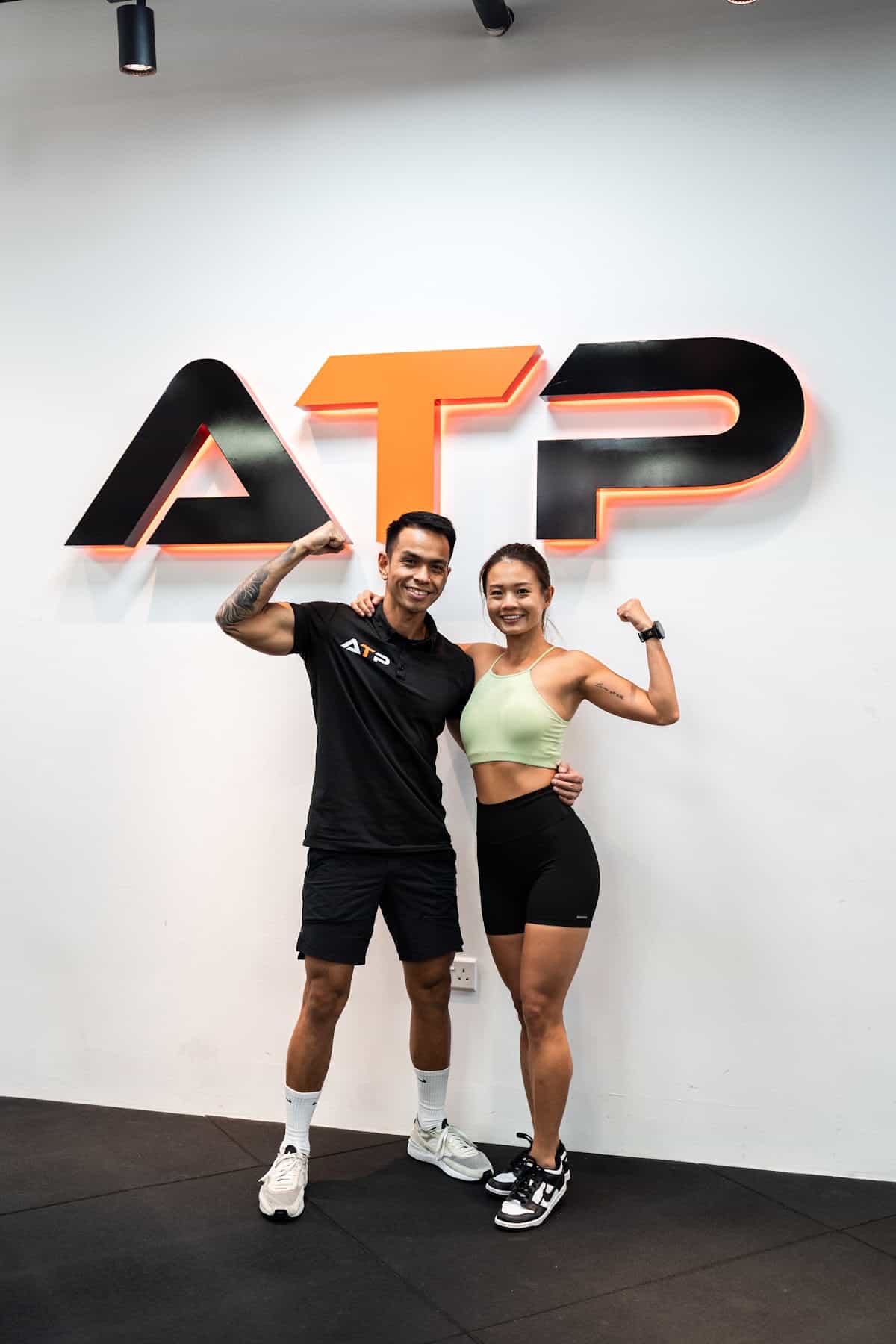 Fabrice and Joey after their transformations at ATP Personal Training Singapore