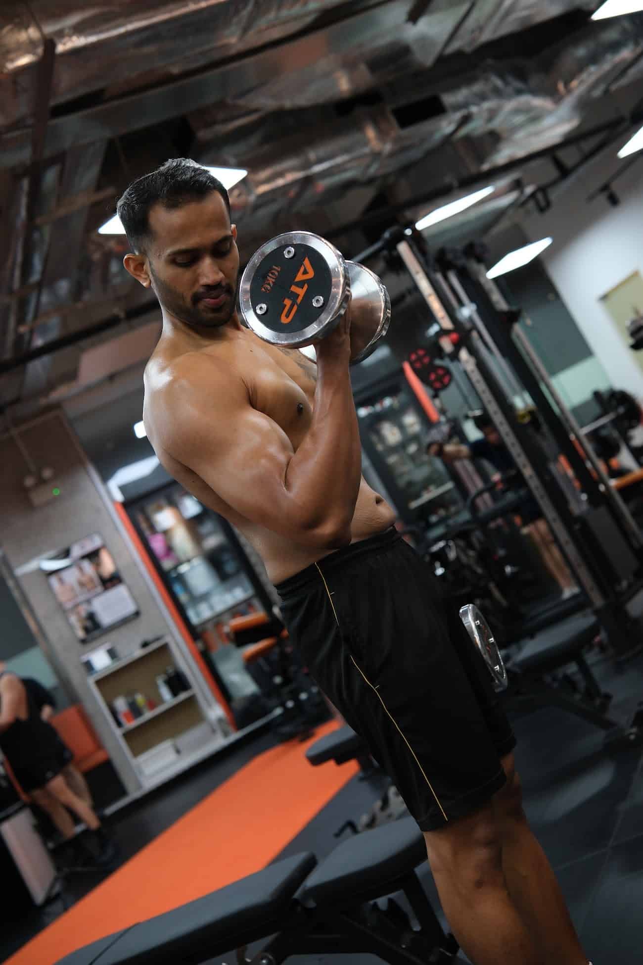 Kumanan strength training at ATP Personal Training Singapore