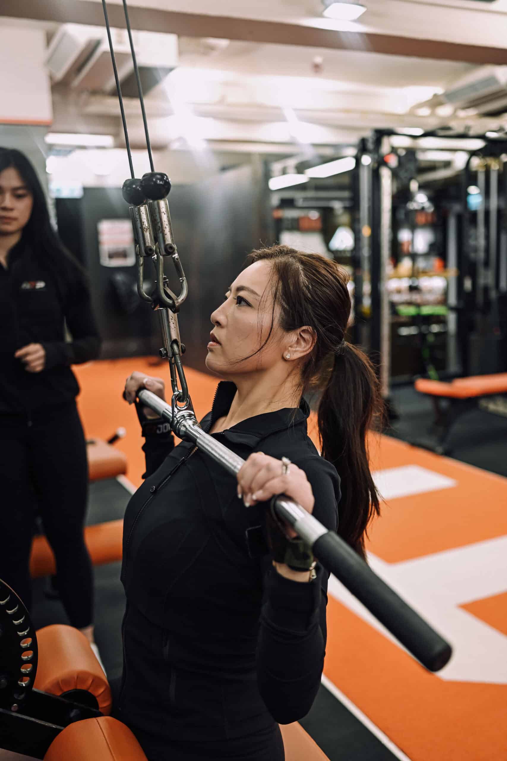 Wing Wing at her ATP Personal Training photoshoot in Hong Kong