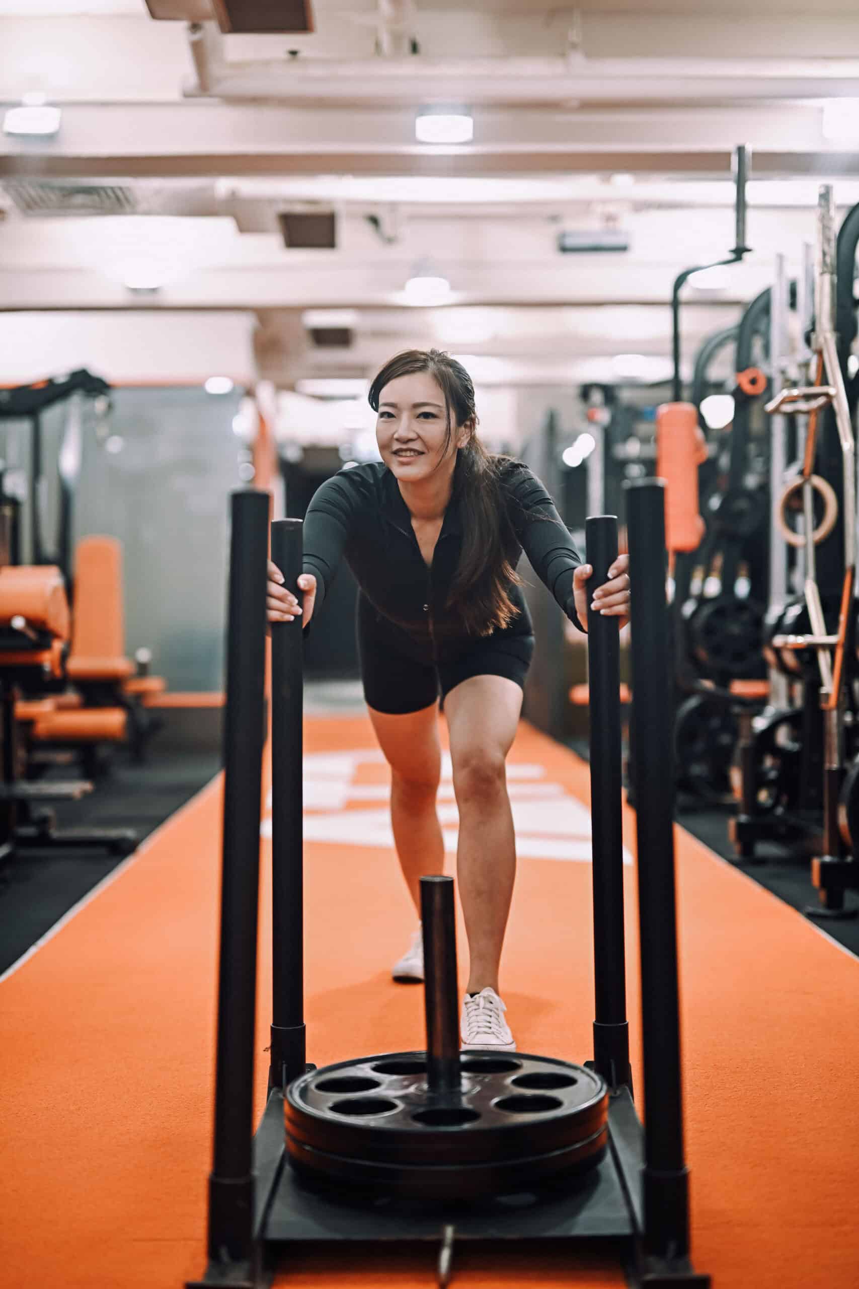Wing Wing at her ATP Personal Training photoshoot in Hong Kong