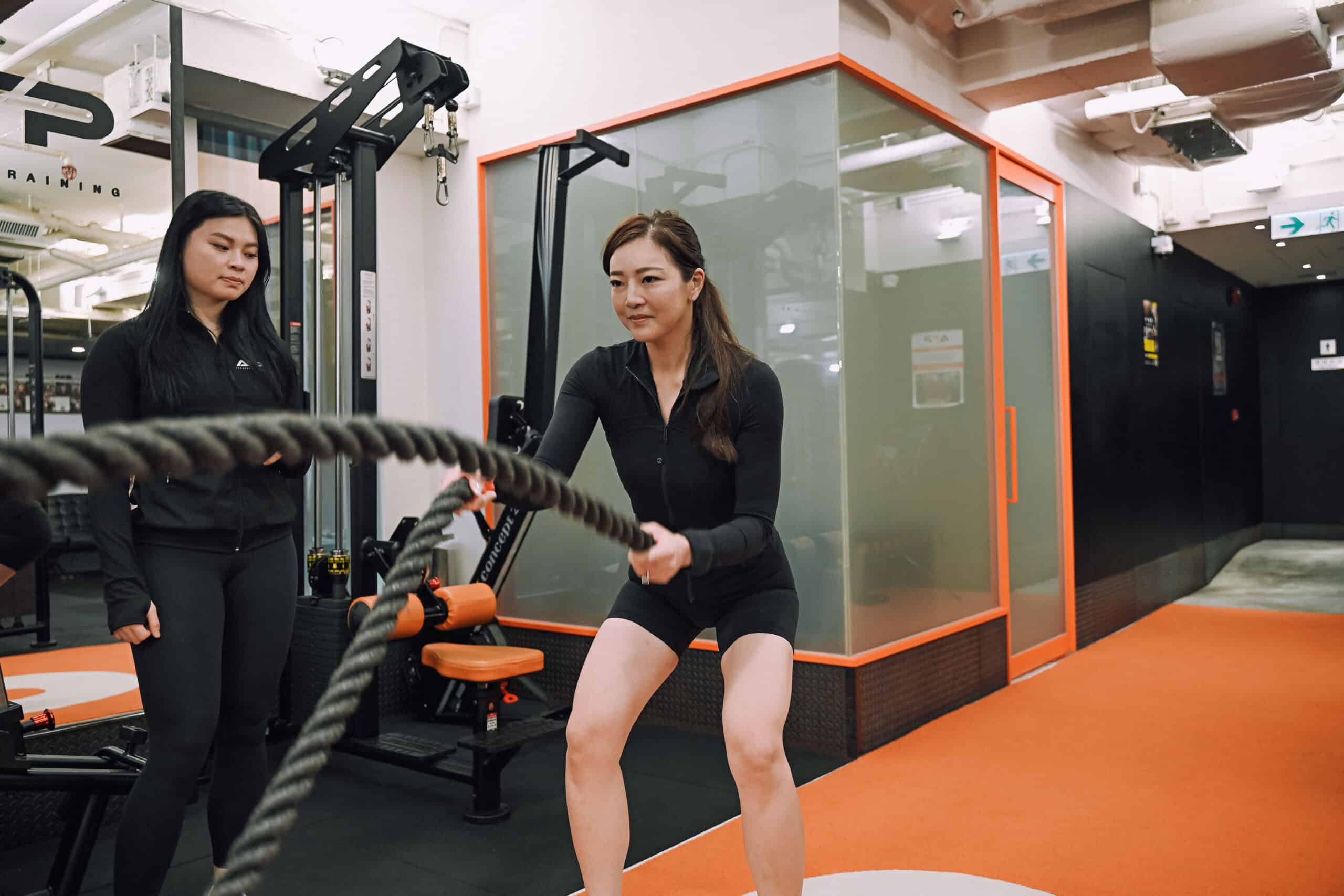 Wing Wing at her ATP Personal Training photoshoot in Hong Kong