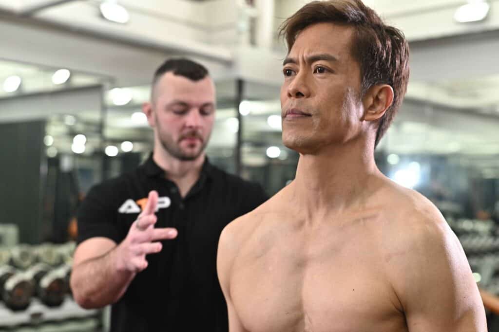 Jay Horley coaching Byron Mann at ATP Personal Training