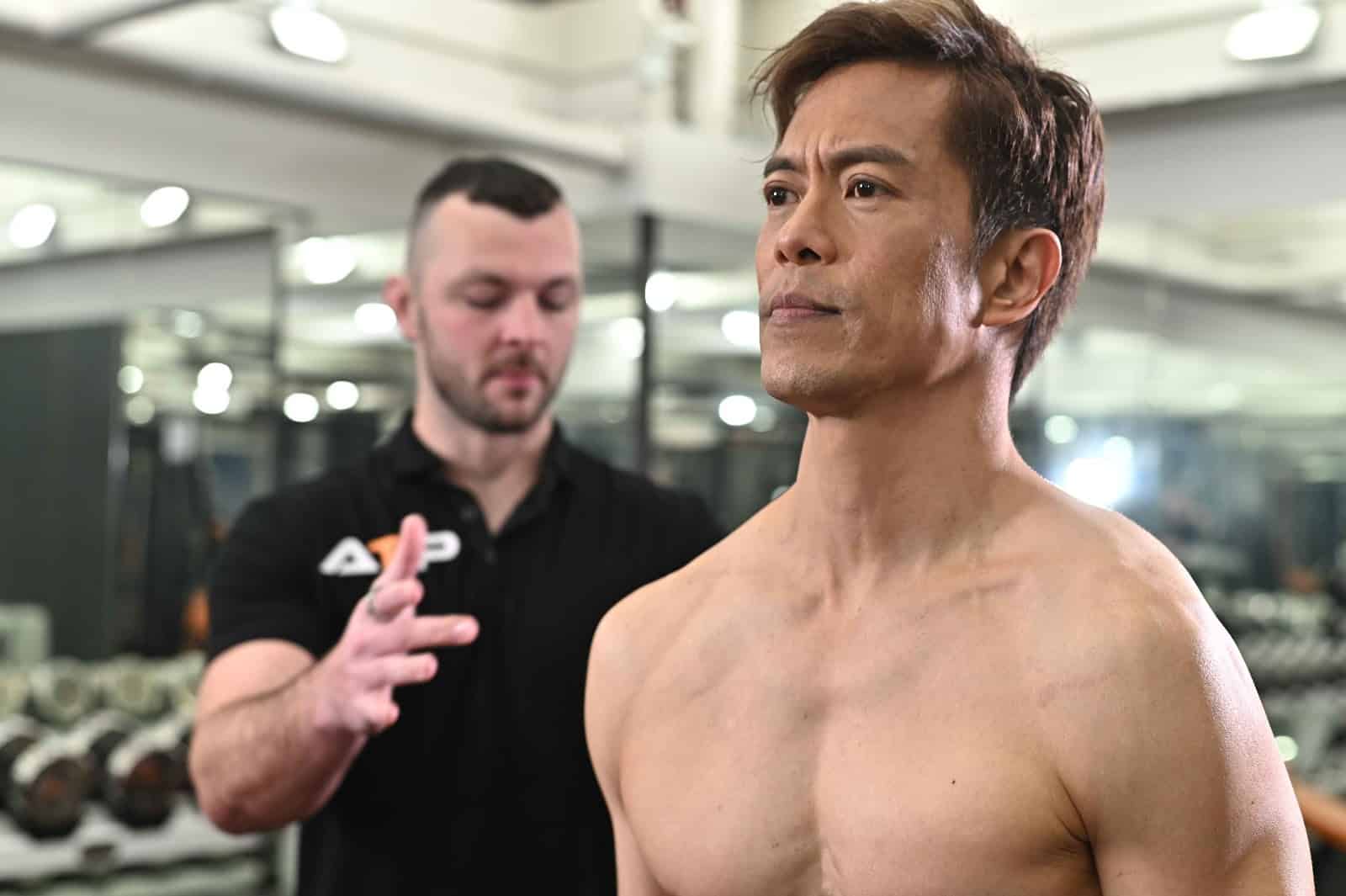 Jay Horley coaching Byron Mann at ATP Personal Training
