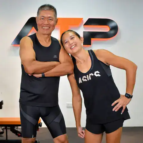 LT and Shirley, both in their 50s, Singapore