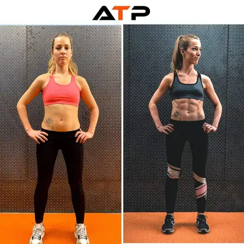 Andrea before and after, ATP Personal Training
