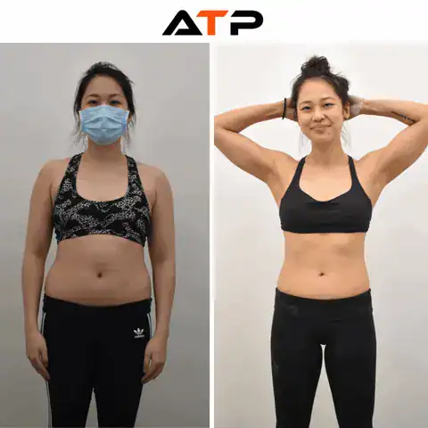 Annie before and after, ATP Personal Training
