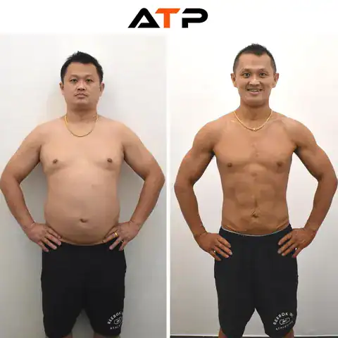 Billy before and after, ATP Personal Training