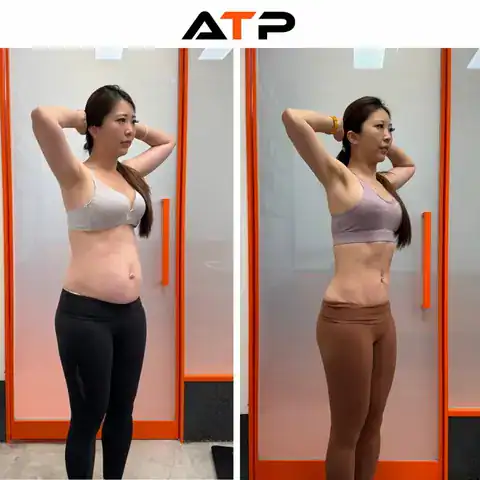 Brenda before and after, ATP Personal Training