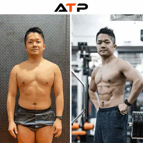 Burnston before and after, ATP Personal Training