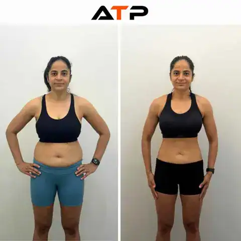 Deep before and after, ATP Personal Training