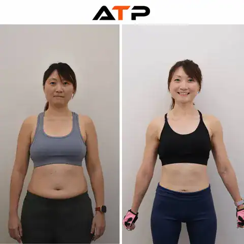 Huimin before and after, ATP Personal Training