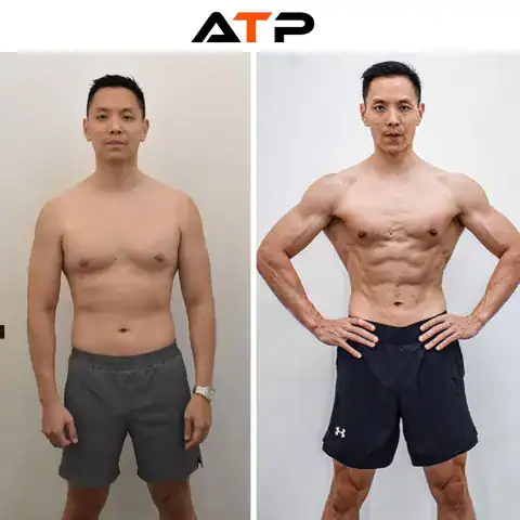 Keen Meng before and after, ATP Personal Training