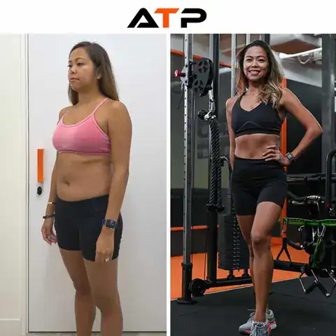 Pamela before and after, ATP Personal Training