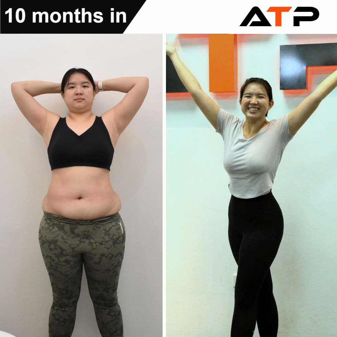 Yi Jie needs a new wardrobe after her unbelievable fat loss ATP